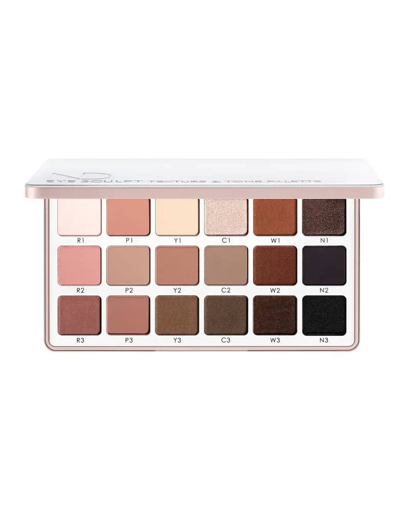 Natasha Denona Eye Sculpt Texture and Tone Eyeshadow Palette - Soft