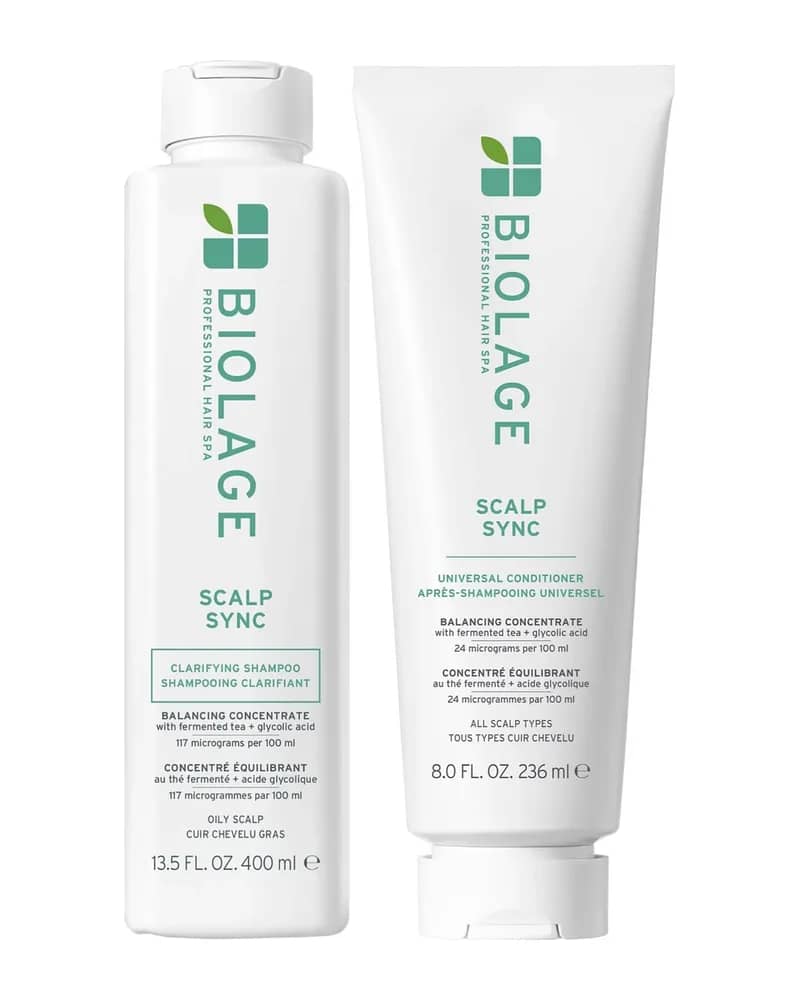 Biolage Scalp Sync Clarifying Shampoo 400ml and Conditioner 236ml Duo