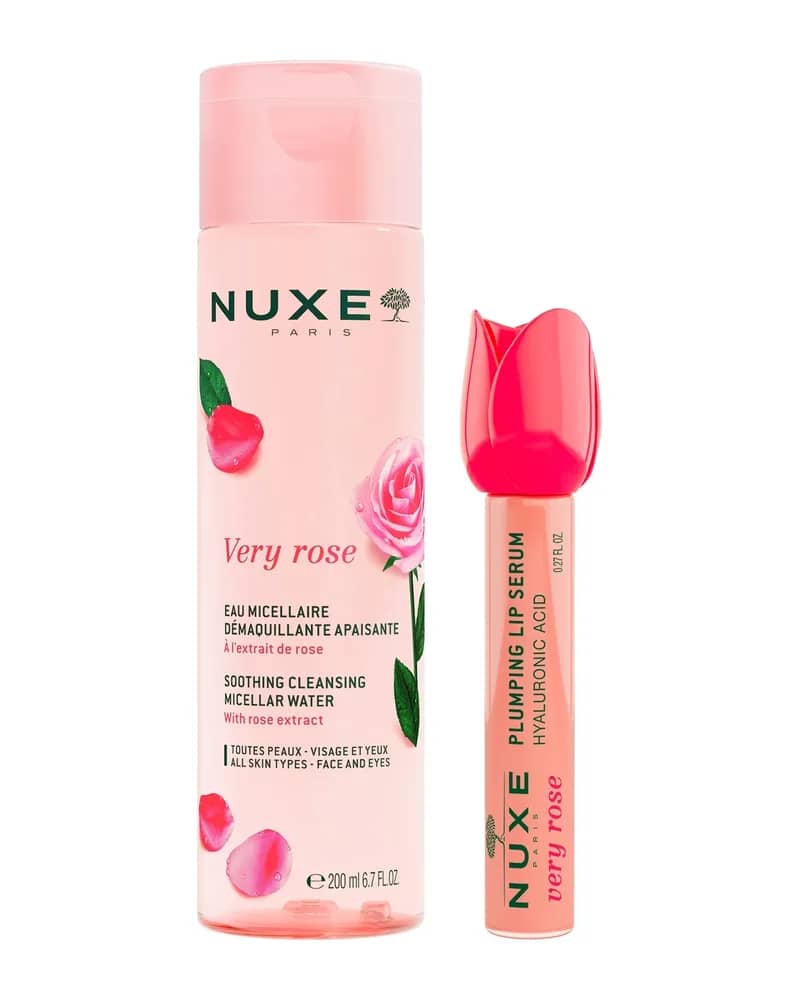 NUXE Very Rose Lipcare & Cleansing Water Bundle