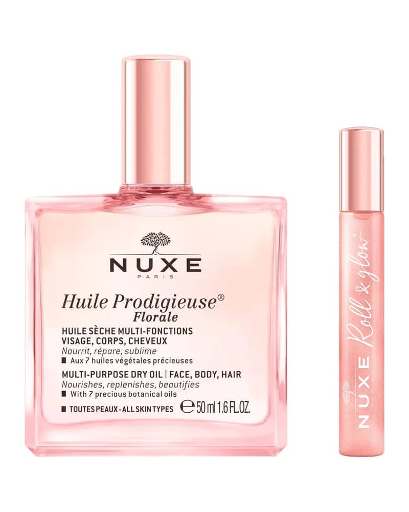 NUXE Huile Prodigieuse Florale Multi Purpose Dry Oil 50ml & Roll On
