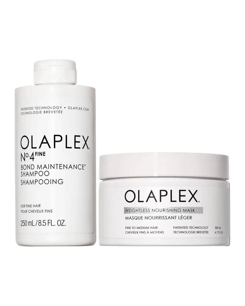 Olaplex No.4 Fine Shampoo & Weightless Nourishing Mask Duo