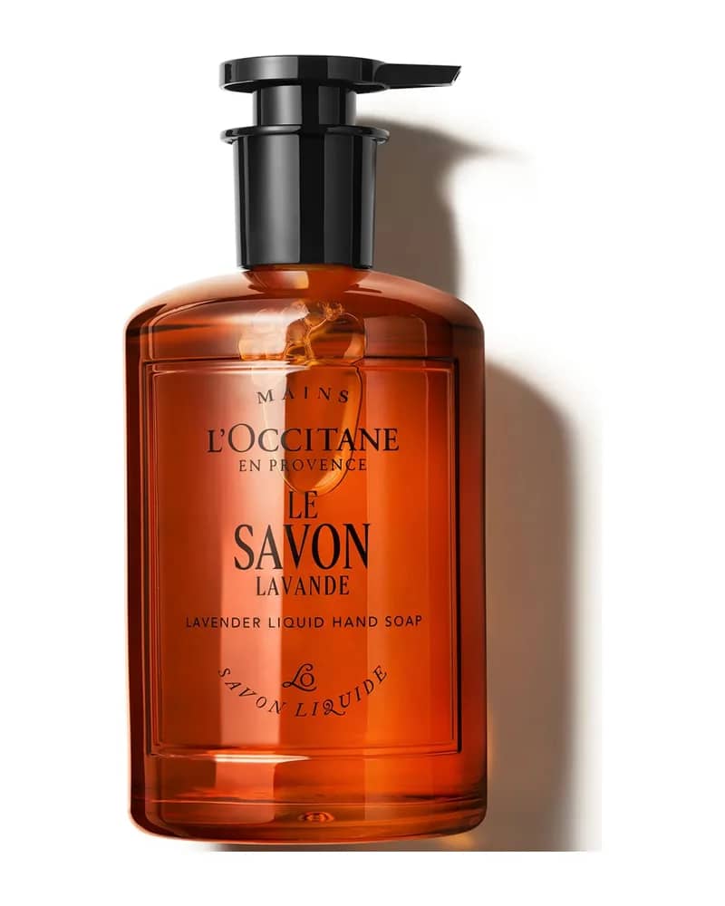 L'Occitane Lavender Liquid Hand Soap 350ml - Glass