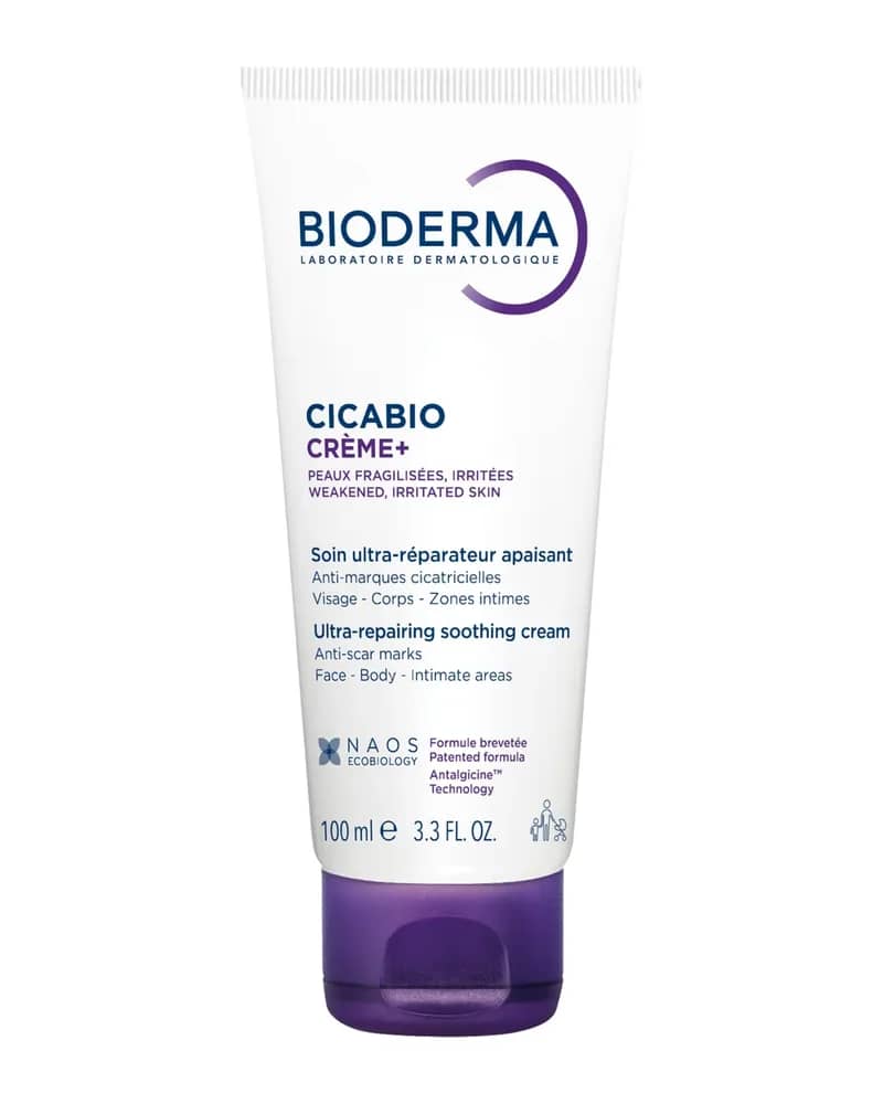 Cicabio Creme+ Ultra-Repairing Soothing Healing Cream for Face & Body with Hyaluronic Acid 100ml