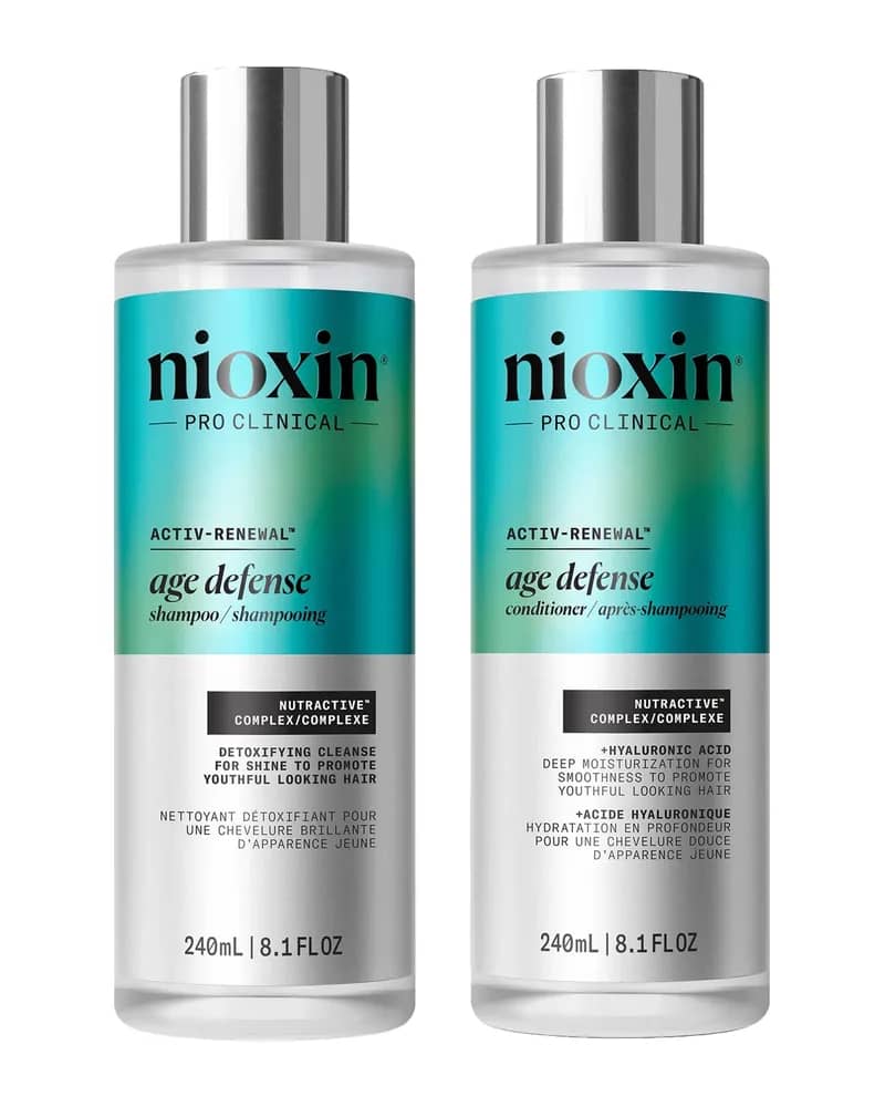 Nioxin Pro Clinical Age Defense Shampoo and Conditioner Bundle