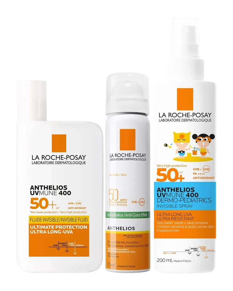 La Roche-Posay Anthelios Family SPF50 Trio Bundle