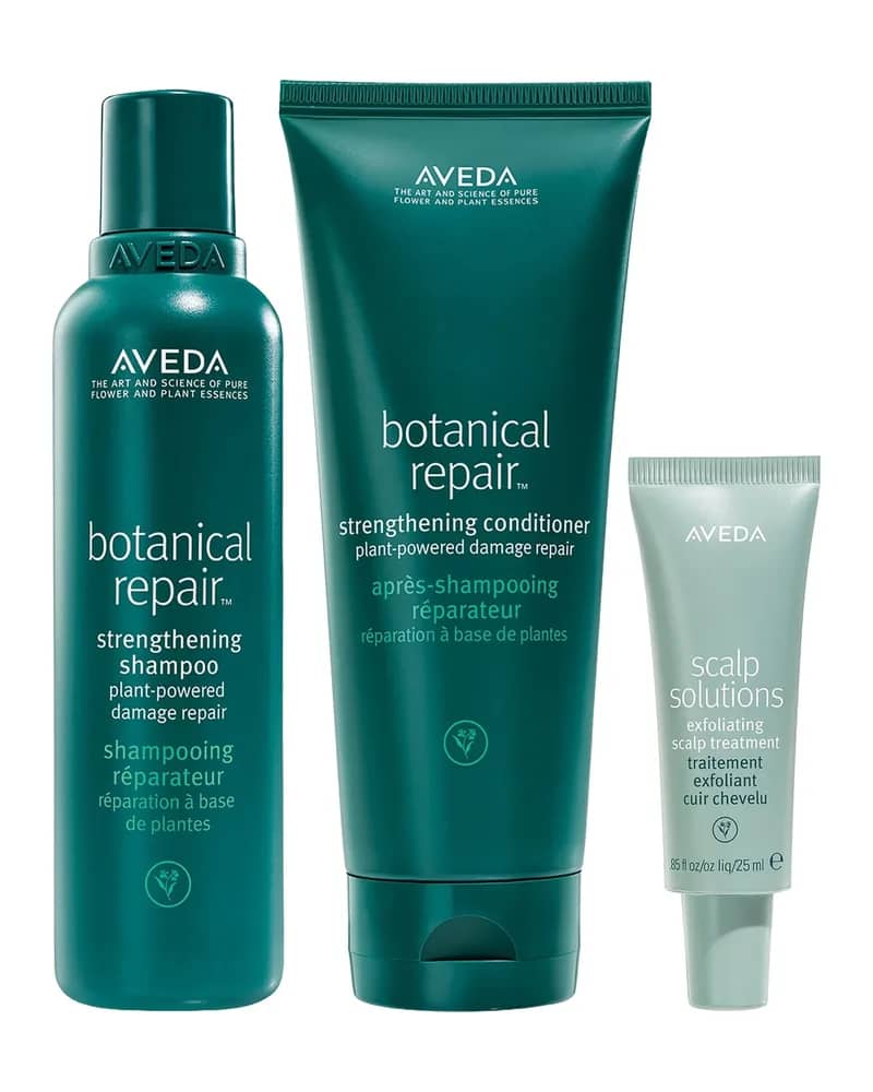 Exclusive Aveda Botanical Repair Strengthening Shampoo, Conditioner & Treatment Bundle
