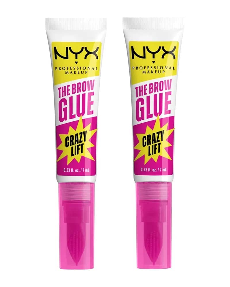 NYX Professional Makeup The Brow Glue Crazy Lift Duo