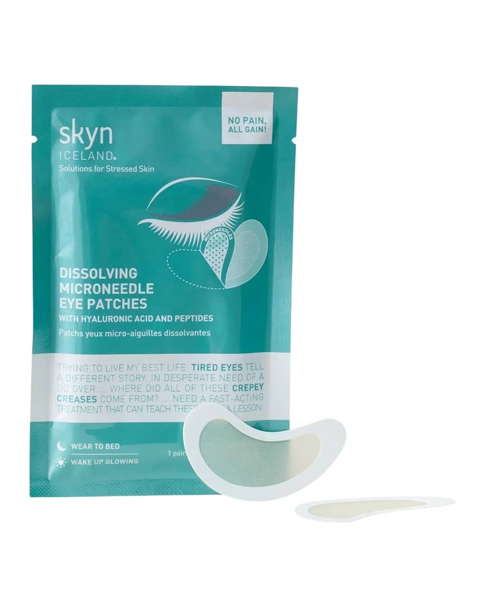 skyn ICELAND Dissolving Microneedle Eye Patches (1 pair)