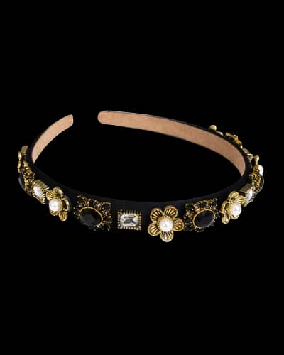 Black Ornate Headband