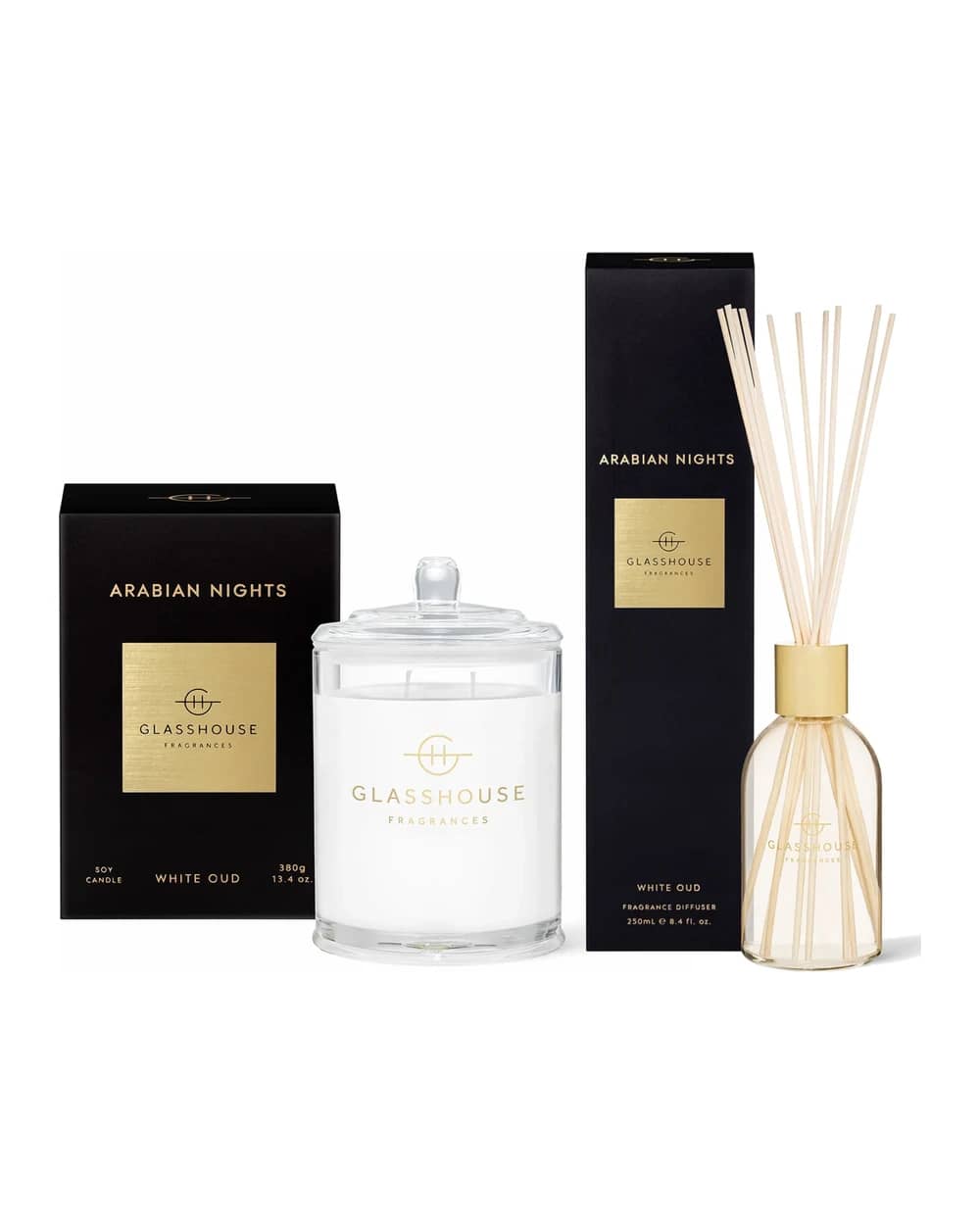 Glasshouse Arabian Nights Candle and Liquid Diffuser
