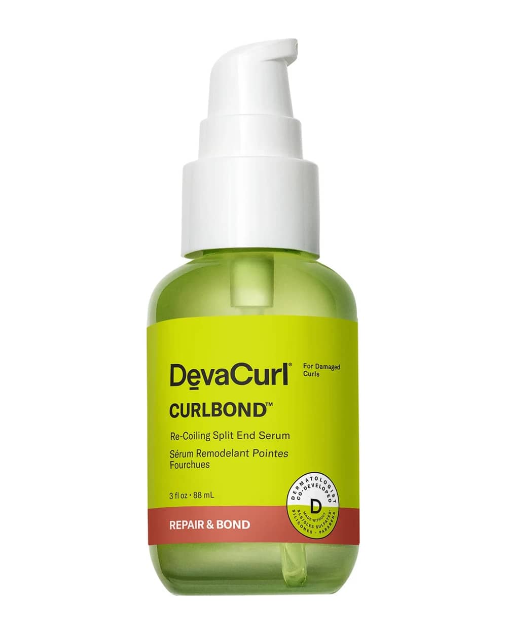 DevaCurl CurlBond Serum Re-coiling Split-End Serum 3 oz