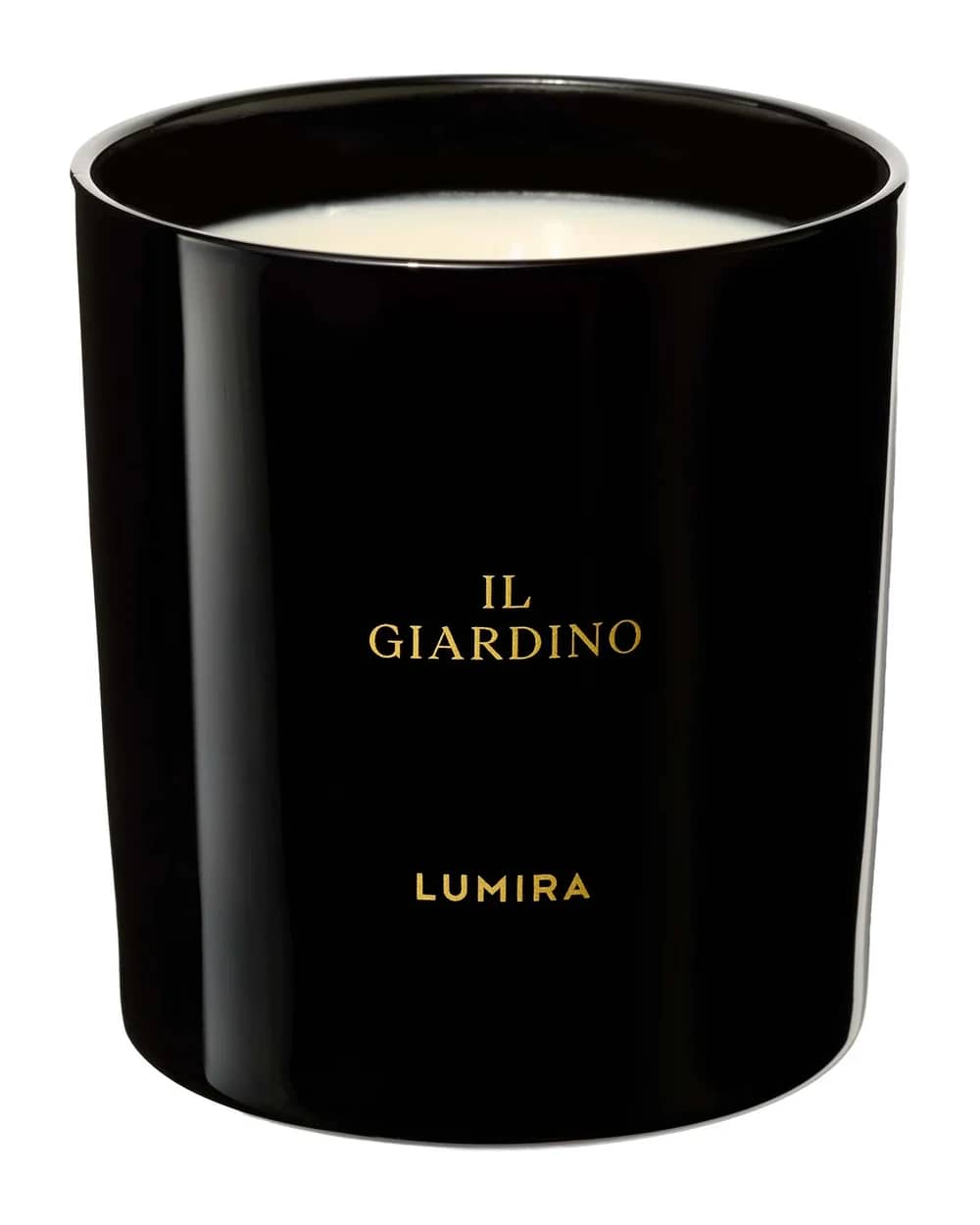 LUMIRA Il Giardino Black Candle 10.5 oz