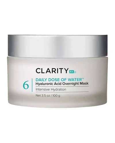 ClarityRx Daily Dose of Water Hyaluronic Acid Overnight Mask (3.5 oz)