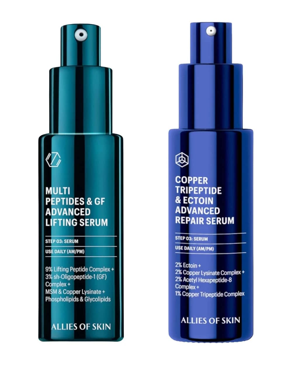 Allies of Skin Founder's Combo Lifting & Repair Serum Duo (Worth $387)