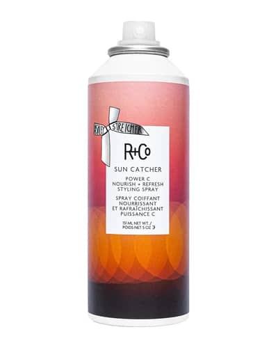 R+Co Sun Catcher Power C Nourish + Refresh Styling Spray 450°F Protection 151ml