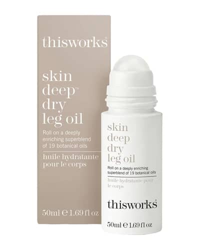 this works Skin Deep Dry Leg Oil 50ml Roller