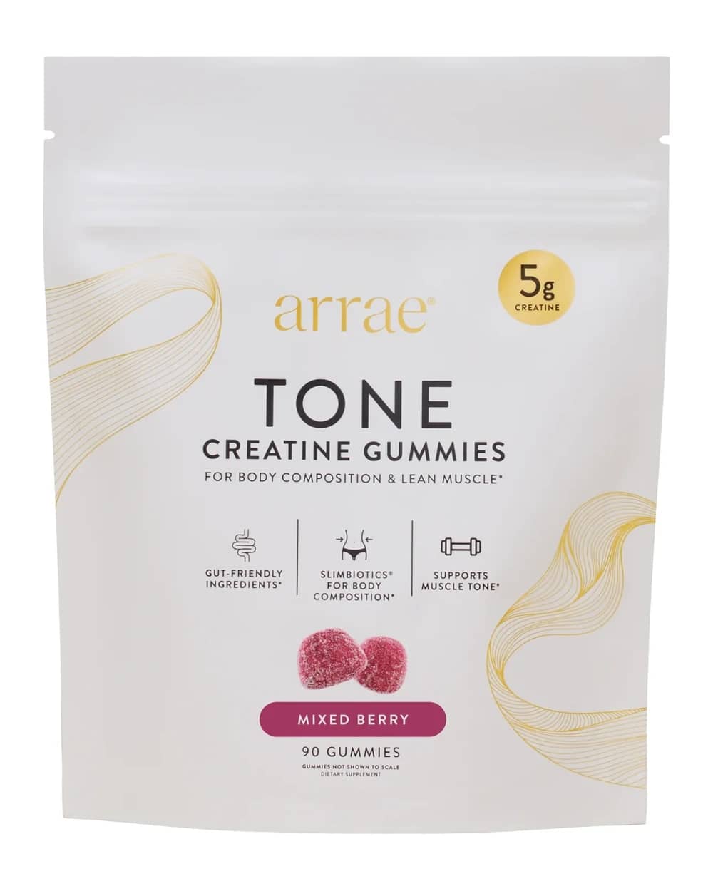 arrae Tone Creatine Body Composition Gummies - Mixed Berry