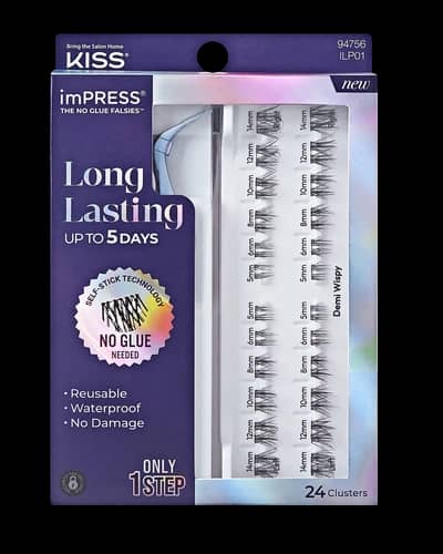 imPRESS Long Lasting Self Adhesive Eyelashes - Demi Wispy