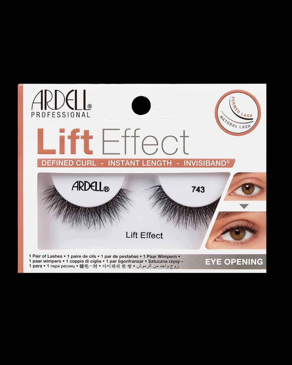 Lift Effect #743, Defined Curl, Instant Length with Invisiband