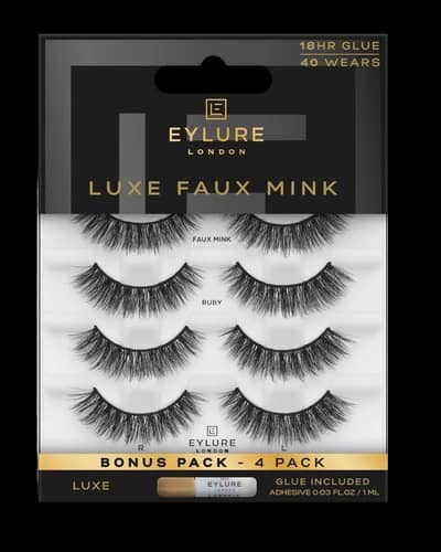 Luxe Faux Mink Ruby Eyelashes Multipack