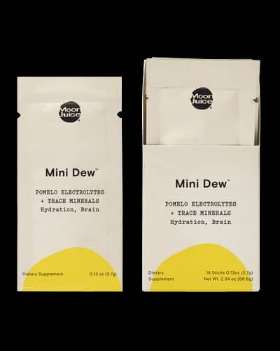 Mini Dew Electrolyte + Mineral Supplement Powder Sticks, - Pomelo Grapefruit