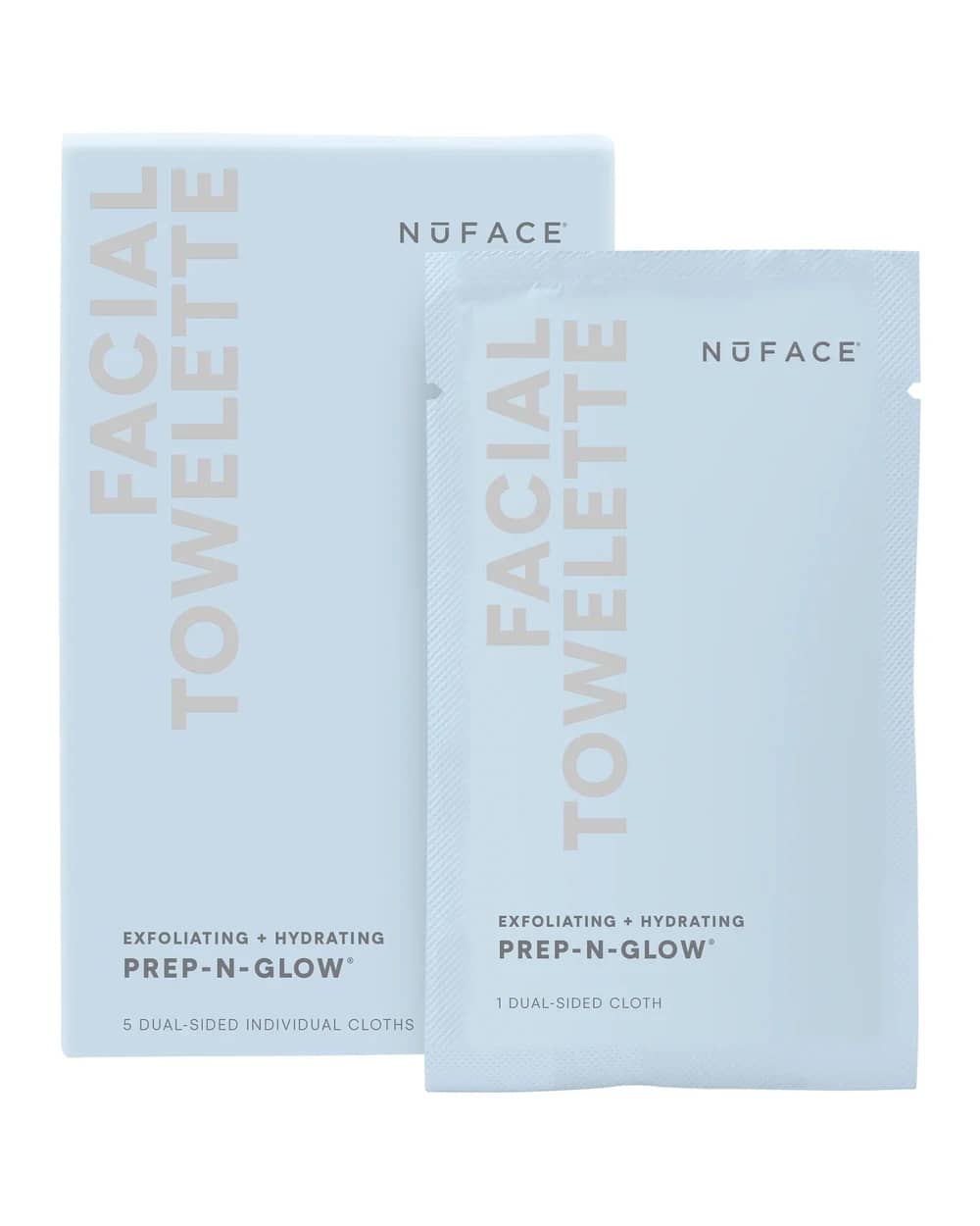 NuFACE Prep-N-Glow Salviette Viso (Pacco da 5)
