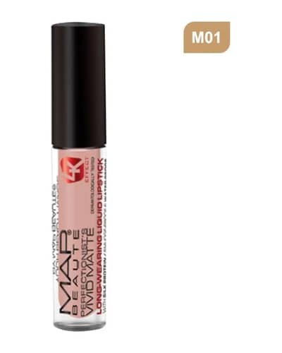 رژ لب مایع حاوی پروتئین ابریشم M01  مپ