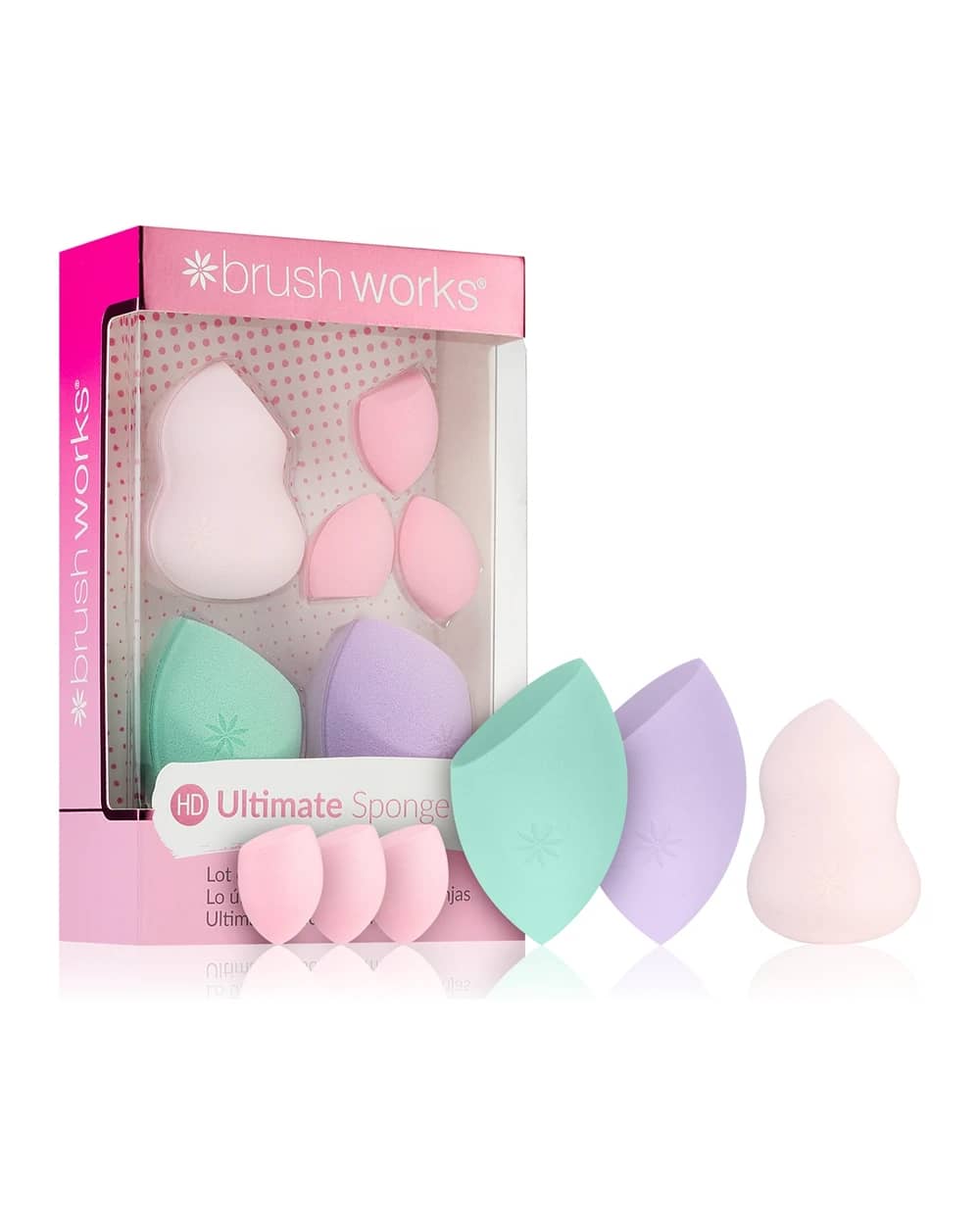 Brushworks Assorted Complexion spugnetta per fondotinta