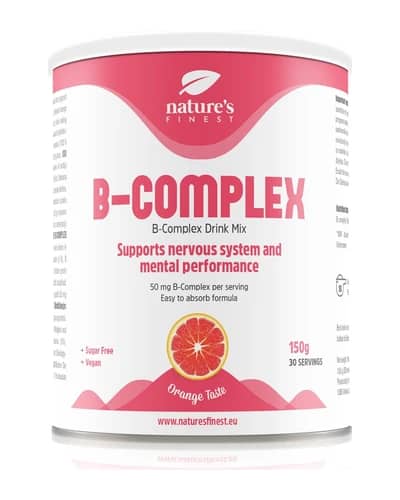 Natures Finest B-Complex Drink polvere per la preparazione di bevande con complesso di vitamine B