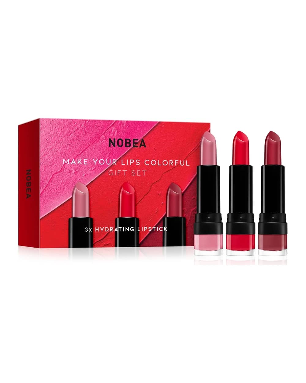 NOBEA Beauty Pleasure NOBEA Make Your Lips Colorful Gift Set di rossetti edizione regalo