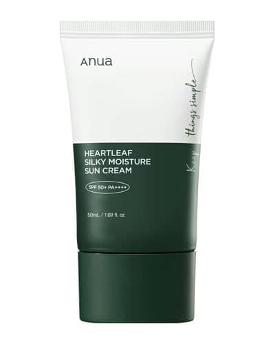 Anua SPF 50 Silky Moisture Sun Cream 50ml