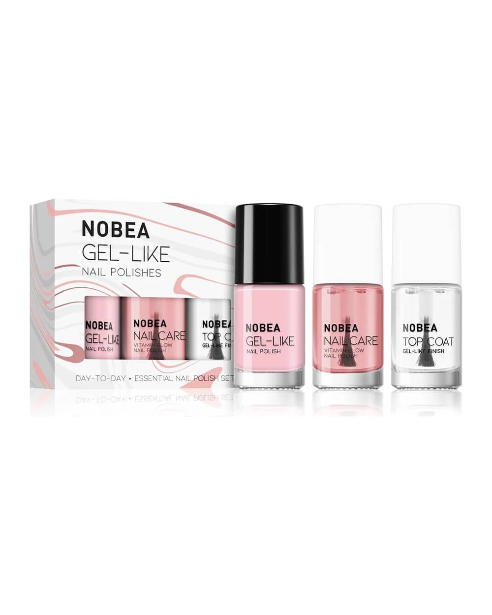 NOBEA Day-to-Day Essential Nail Polish Set di smalti per unghie Essential nail polish set