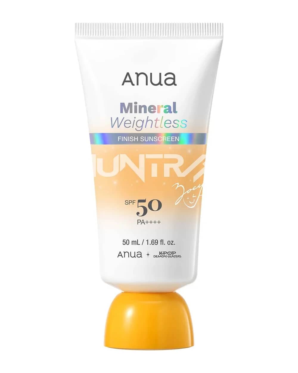 Anua KPop Demon Hunters Mineral Weightless Finish SPF50 Sunscreen 50ml
