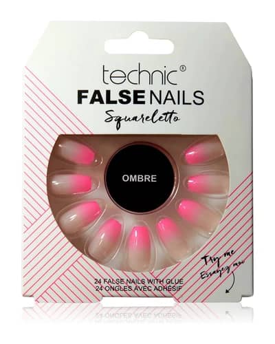 Technic Cosmetics False Nails Squareletto Unghie finte
