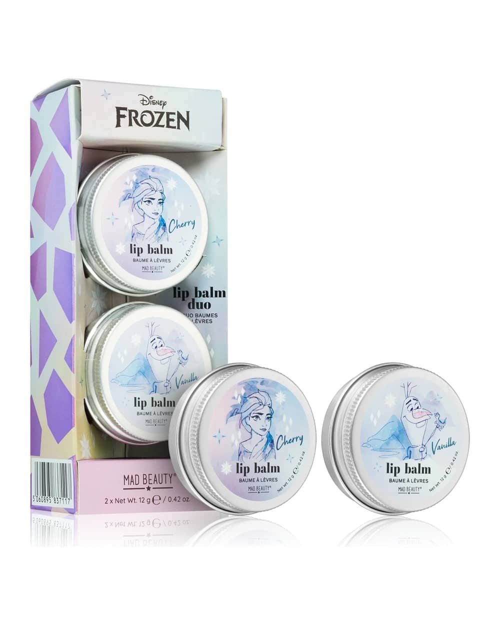 Mad Beauty Frozen balsamo nutriente e idratante labbra duo