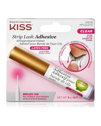 KISS Strip Lash Adhesive colla trasparente per ciglia finte