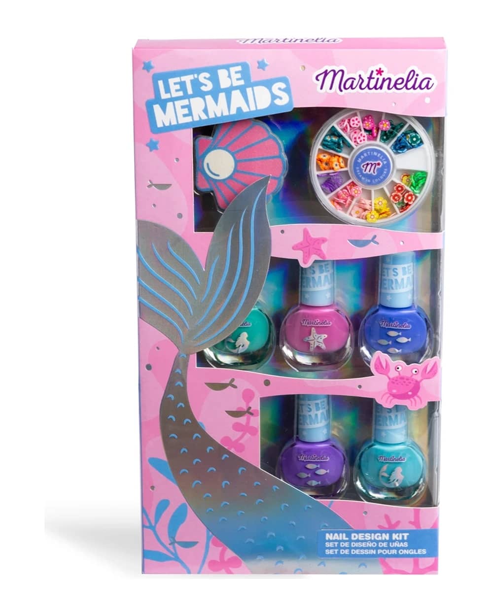 Martinelia Let´s be Mermaid Nails Design Kit set per le unghie per bambini 3+