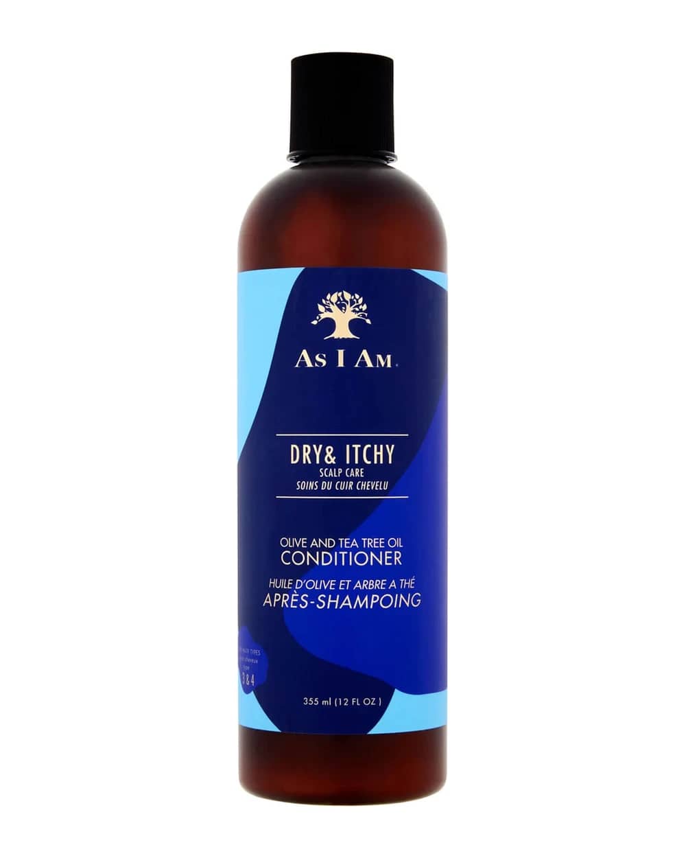 As I Am Dry and Itchy Scalp Care Balsamo con Olio d'oliva e Tea Tree Oil 355 ml
