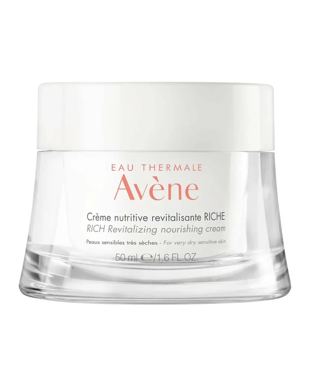 Avène Les Essentiels Rich Revitalising Nourishing Cream for Dry, Sensitive Skin 50ml
