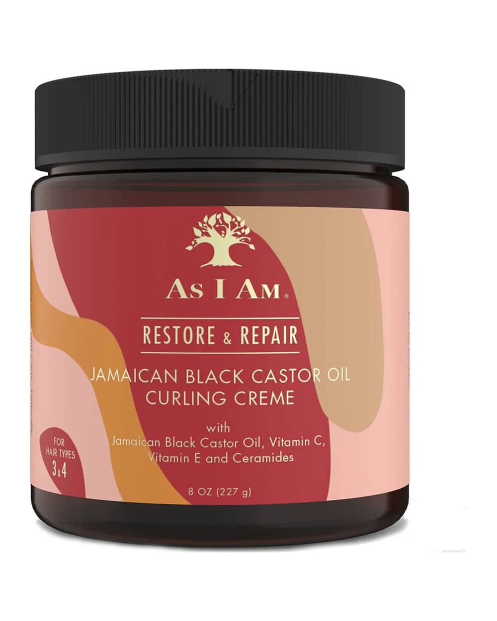 As I Am Crema per Capelli Ricci con Olio di Ricino Nero Giamaicano