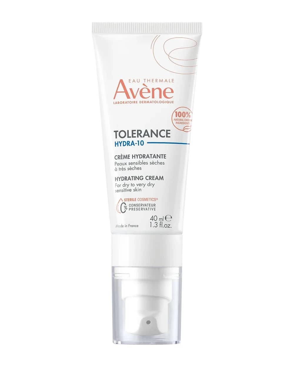Avène Tolerance Hydra-10 Moisturising Cream for Sensitive Skin 40ml