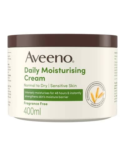 Aveeno Daily Moisturising Cream for Normal, Dry and Sensitive Skin 400ml