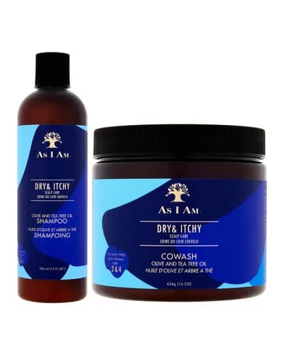 As I Am Dry & Itchy Scalp Care Olive and Tea Trea Oil Shampoo & Co-Wash