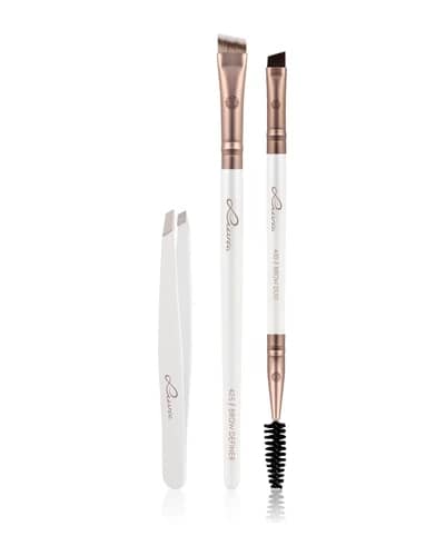 Luvia Cosmetics Prime Vegan Brow Kit per sopracciglia Pearl White / Metallic Coffee Brown