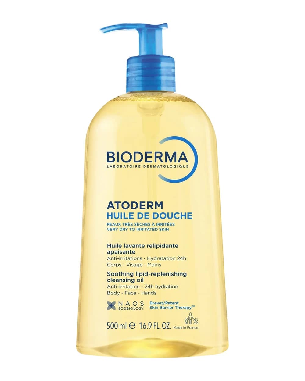 Atoderm Lipid-Replenishing Shower Oil For Very Dry Atopic Eczema-Prone Skin 500ml