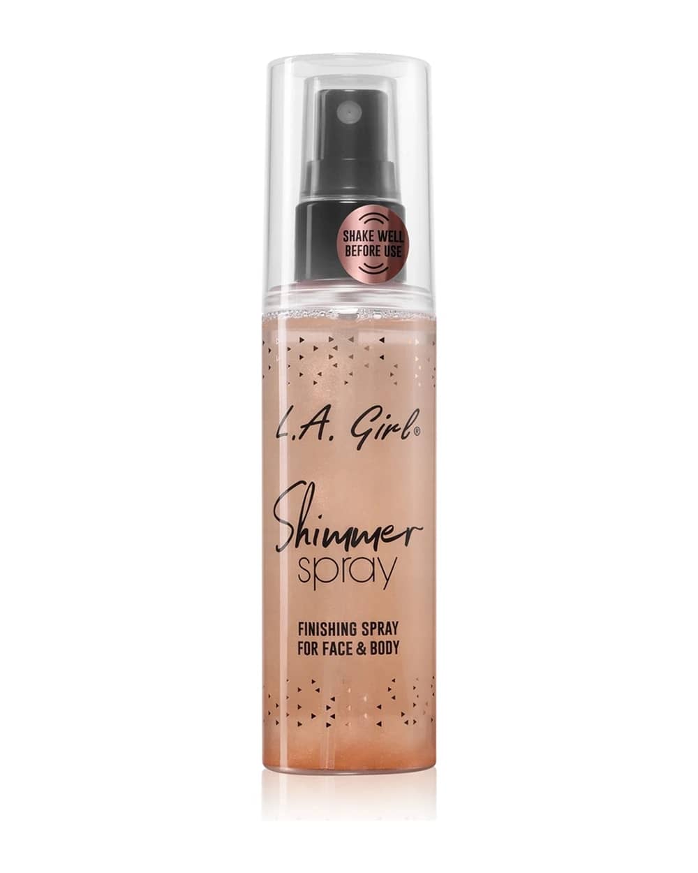 L.A. Girl Cosmetics Shimmer Spray fissante per il trucco per viso e corpo