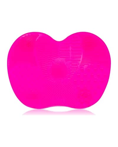 Lash Brow Silicone Make-up Brush Wash Matte Pink tappetino per la pulizia dei pennelli