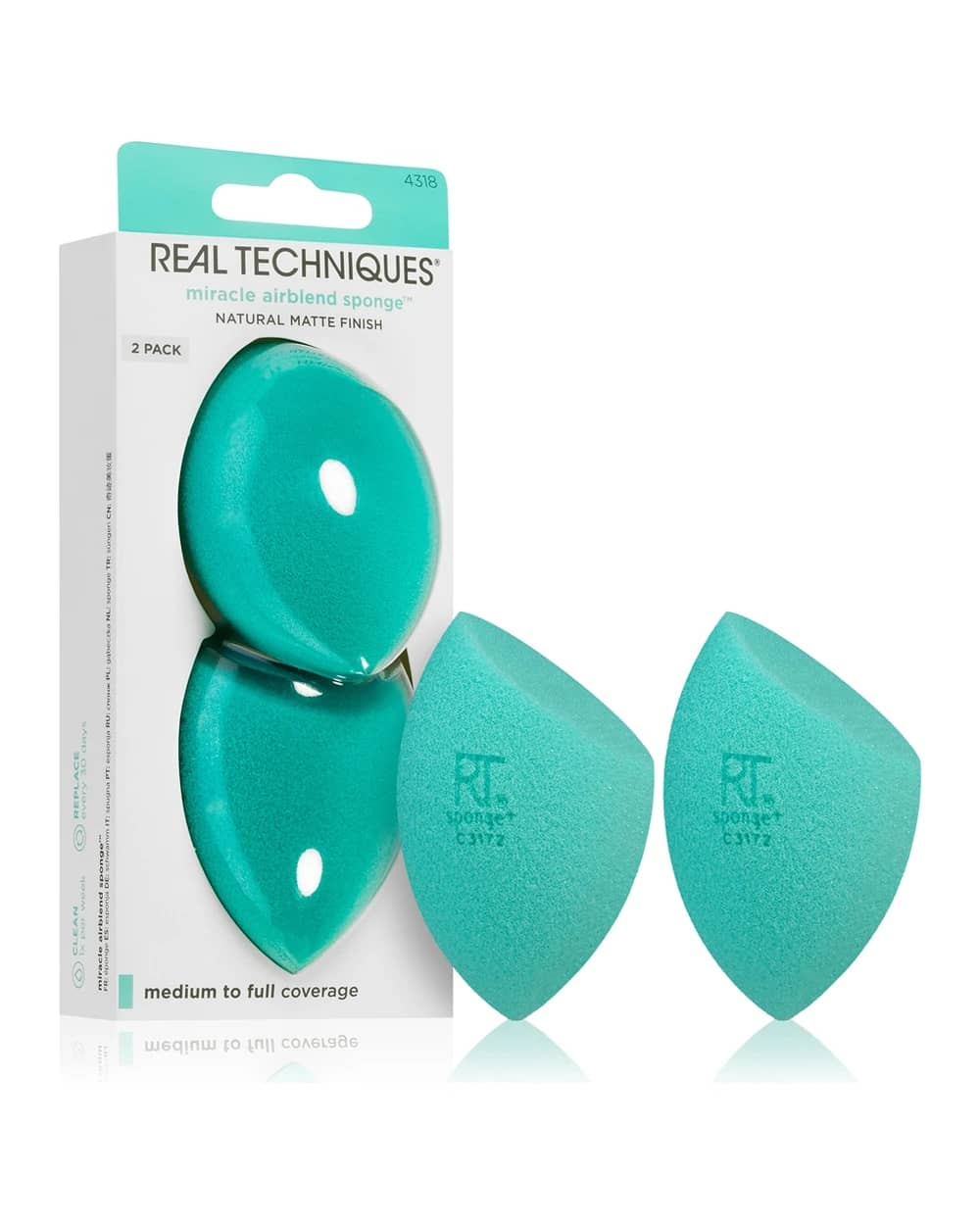 Real Techniques Miracle Airblend Sponge set di applicatori