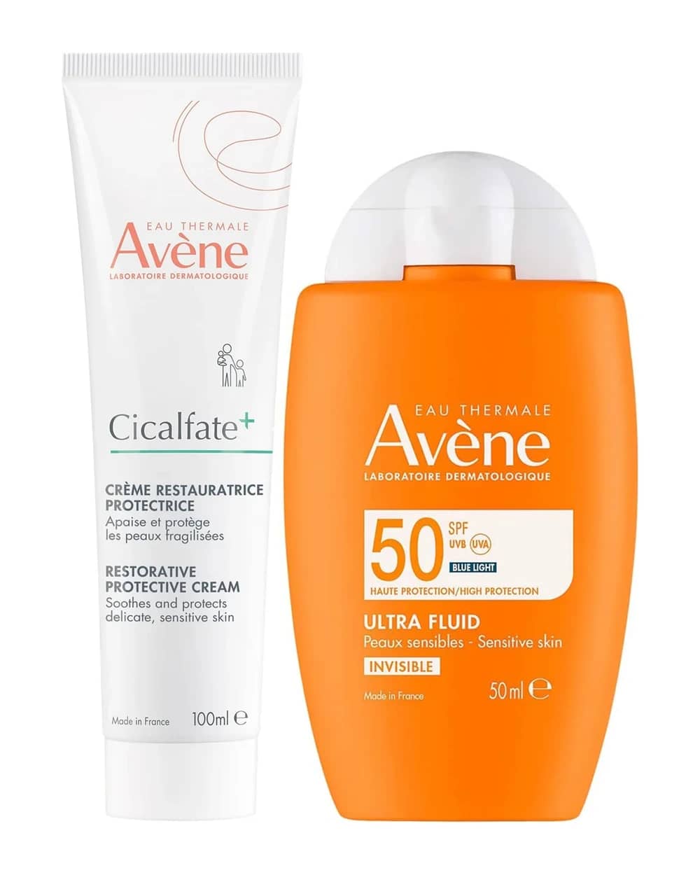 Avène Skin Barrier Care & SPF 50 Bundle For Sensitive Skin