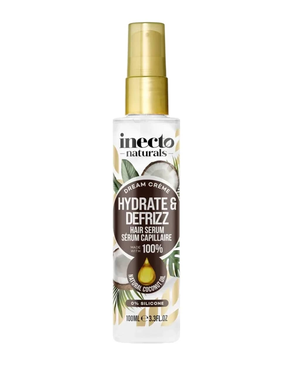 سرم مو حاوی روغن نارگیل Hydrate & Defrizz اینکتو 100ml